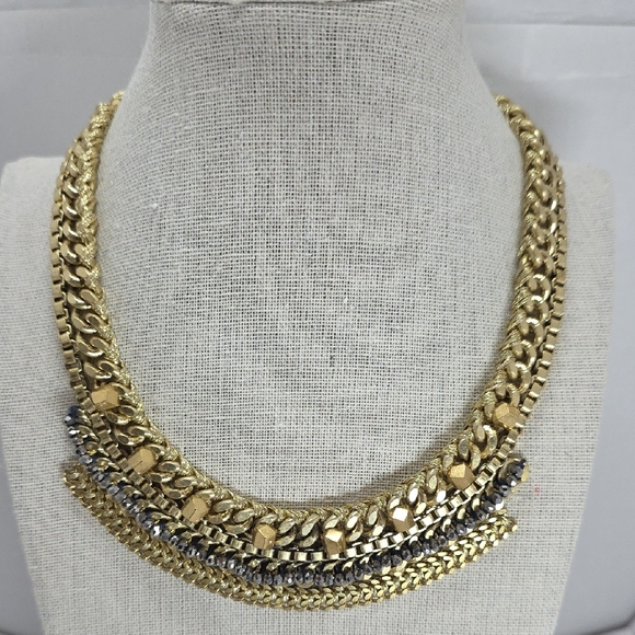Stella & Dot Jewelry - Stella & Dot Gold and Silver Statement Necklace